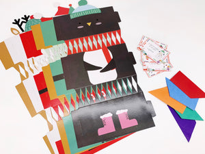 6 x Festive Friends Make and Fill DIY Christmas Crackers