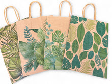 Load image into Gallery viewer, Small Kraft Botanical Gift Bags (x4)
