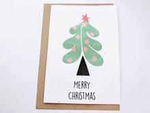 Load image into Gallery viewer, Christmas Tree Abstract - Plantable Christmas Seed Card
