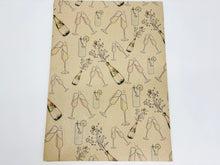 Load image into Gallery viewer, Celebration Drinks - Recycled Kraft Wrapping Paper
