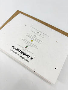 Rainbow Love You Seed Paper Plantable Card
