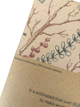 Load image into Gallery viewer, Christmas Dried Oranges Gift Wrap - Recycled Kraft Wrapping Paper
