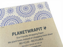 Load image into Gallery viewer, Mandala - Recycled Kraft Wrapping Paper
