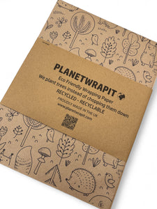 Forest Animals - Recycled Kraft Wrapping Paper