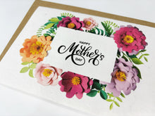 Load image into Gallery viewer, Mothers Day Flower Frame Card
