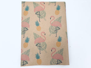 Flamingos - Recycled Kraft Wrapping Paper