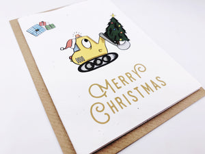 Christmas Diggers - Plantable Christmas Seed Card