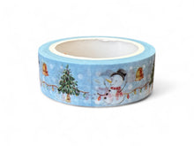 Load image into Gallery viewer, Snowman Washi Tape (15mm x 10m)
