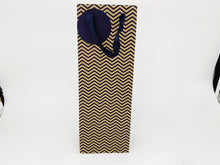 Load image into Gallery viewer, Chevron Kraft Paper Bottle Bag
