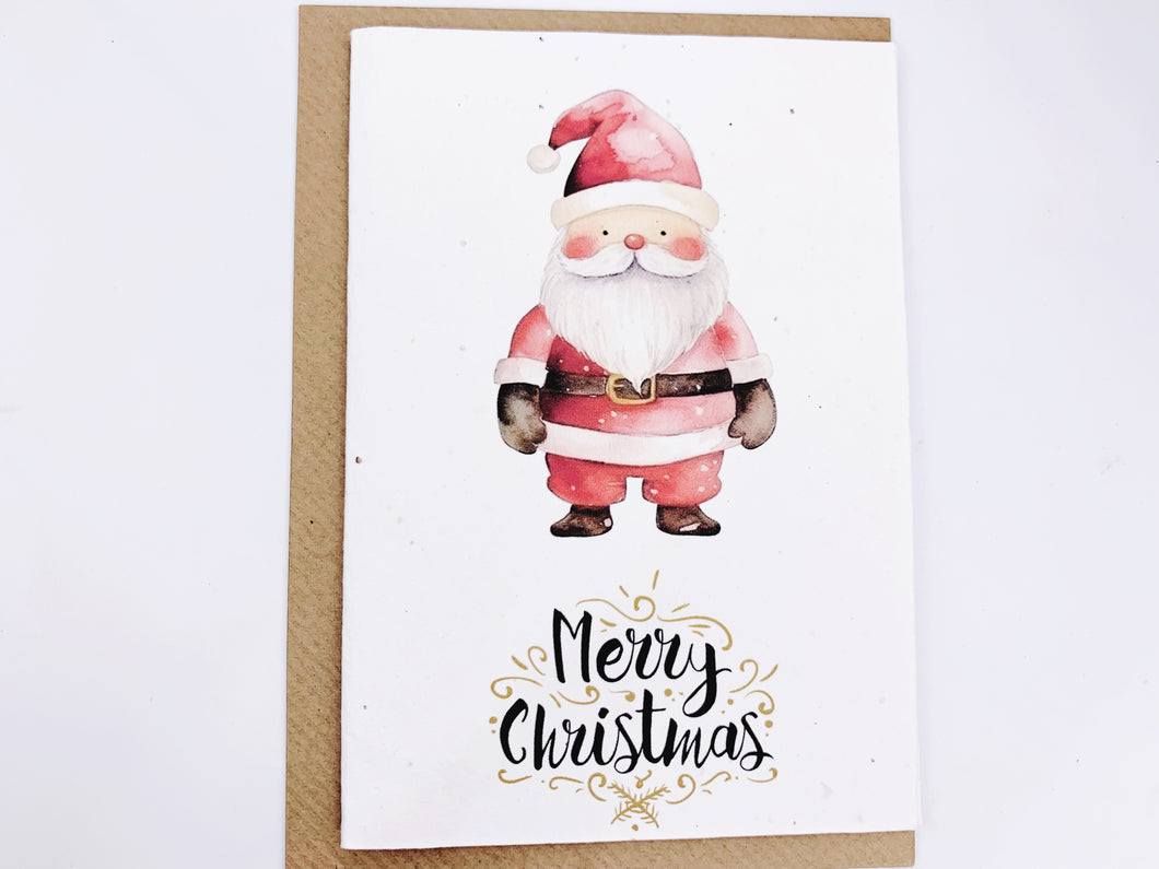 Father Christmas - Plantable Christmas Seed Card