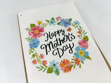Load image into Gallery viewer, Mothers Day Flower Wreath Card
