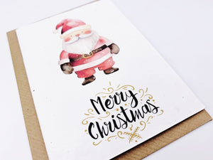 Father Christmas - Plantable Christmas Seed Card