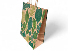 Load image into Gallery viewer, Small Kraft Botanical Gift Bags (x4)
