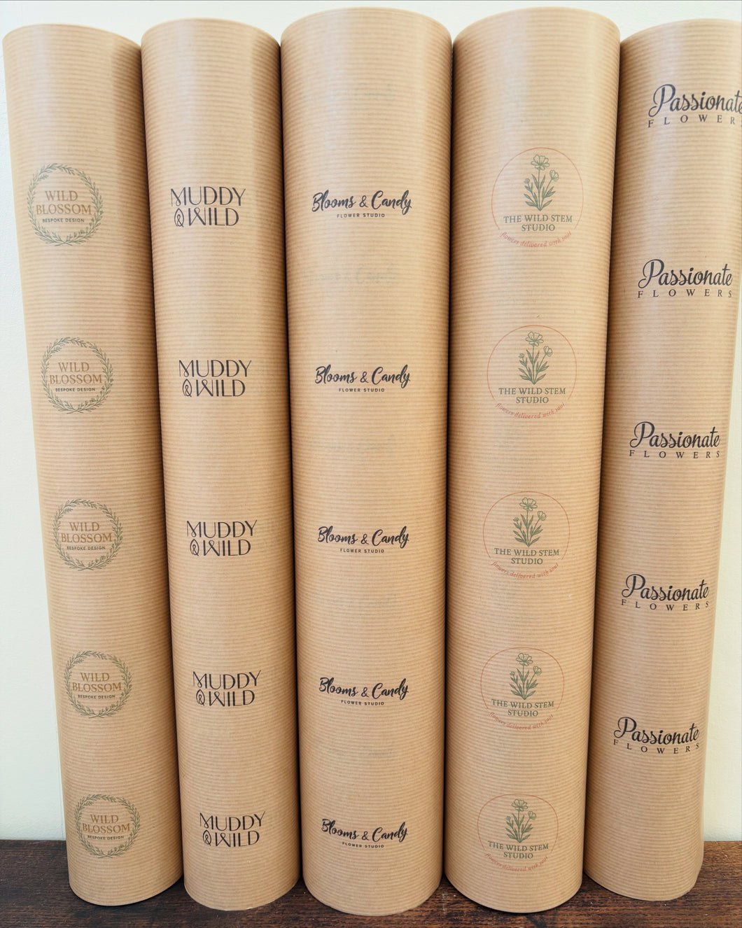 Add your Logo Custom Branded Paper - Printed Business Packaging Kraft Paper