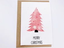 Load image into Gallery viewer, Christmas Tree Pink - Plantable Christmas Seed Card
