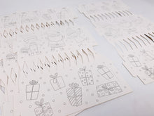 Load image into Gallery viewer, 6 x Make and Fill Christmas Crackers - Colour in

