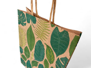 Small Kraft Botanical Gift Bags (x4)
