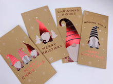 Load image into Gallery viewer, Recyclable Christmas Gonk Kraft Money Wallets (x4)
