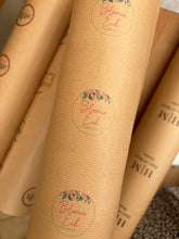 Load image into Gallery viewer, Add your Logo Custom Branded Paper - Printed Business Packaging Kraft Paper
