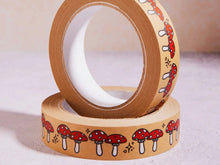 Load image into Gallery viewer, Toadstool Tape (24mm x 50m) - Biodegradable Parcel Tape
