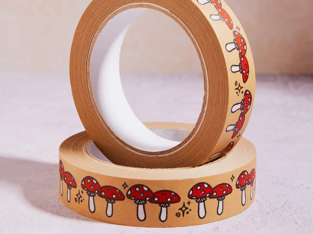 Toadstool Tape (24mm x 50m) - Biodegradable Parcel Tape