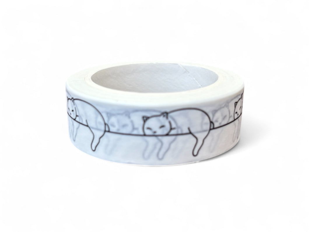 Cat on a line Washi Tape (15mm x 10m)