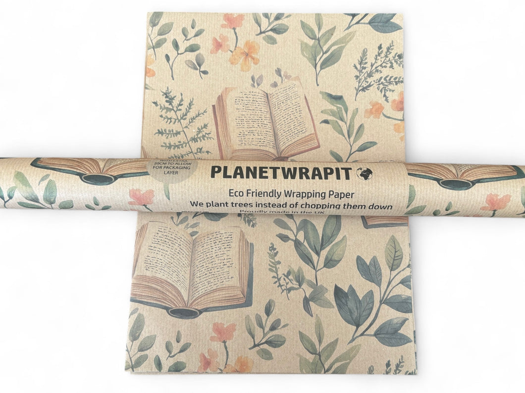 Books - Recycled Kraft Wrapping Paper