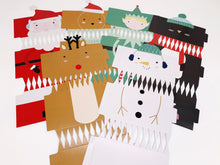 Load image into Gallery viewer, 6 x Festive Friends Make and Fill DIY Christmas Crackers
