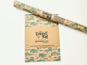 Kakado Crocs - Recycled Kraft Wrapping Paper