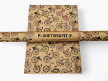 Load image into Gallery viewer, Bicycles - Recycled Kraft Wrapping Paper
