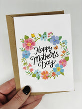 Load image into Gallery viewer, Mothers Day Flower Wreath Card
