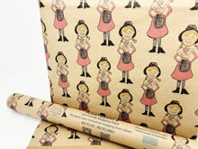 Load image into Gallery viewer, NEW Welsh Lady - Recycled Kraft Wrapping Paper
