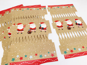 6 x Make and Fill Christmas Crackers - Santa