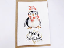 Load image into Gallery viewer, Christmas Penguin - Plantable Christmas Seed Card
