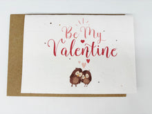 Load image into Gallery viewer, Valentines - Owl Plantable Seed Card
