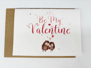 Valentines - Owl Plantable Seed Card