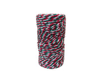 Load image into Gallery viewer, Festive Red, White and Green Twine (100m)
