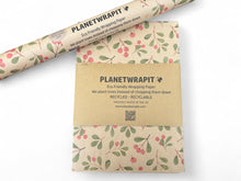 Load image into Gallery viewer, Christmas Mistletoe Wrap - Recycled Kraft Wrapping Paper
