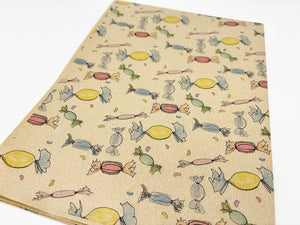 Sweets - Recycled Kraft Wrapping Paper