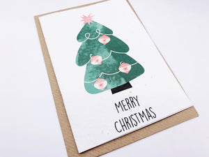 Christmas Tree Baubles - Plantable Christmas Seed Card