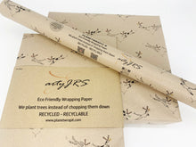 Load image into Gallery viewer, Christmas Reindeer Dogs Gift Wrap - Recycled Kraft Wrapping Paper
