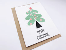 Load image into Gallery viewer, Christmas Tree Abstract - Plantable Christmas Seed Card
