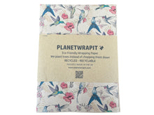 Load image into Gallery viewer, Hummingbird - Recycled Kraft Wrapping Paper
