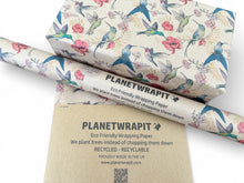 Load image into Gallery viewer, Hummingbird - Recycled Kraft Wrapping Paper
