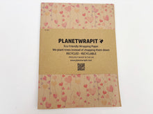 Load image into Gallery viewer, Heart Vine - Recycled Kraft Wrapping Paper
