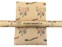 Load image into Gallery viewer, Christmas Broomstick - Recycled Kraft Wrapping Paper
