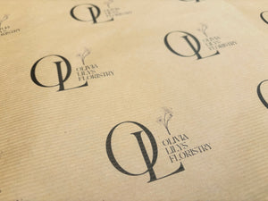 Branded Logo Paper - Printed Business Packaging Kraft Paper