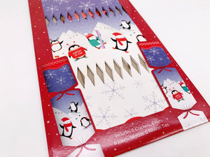 6 x Make and Fill Christmas Crackers - Penguins