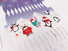 Load image into Gallery viewer, 6 x Make and Fill Christmas Crackers - Penguins
