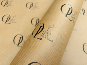 Add your Logo Custom Branded Paper - Printed Business Packaging Kraft Paper